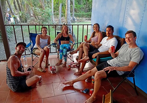 Surf Shop Hangout in Dominical